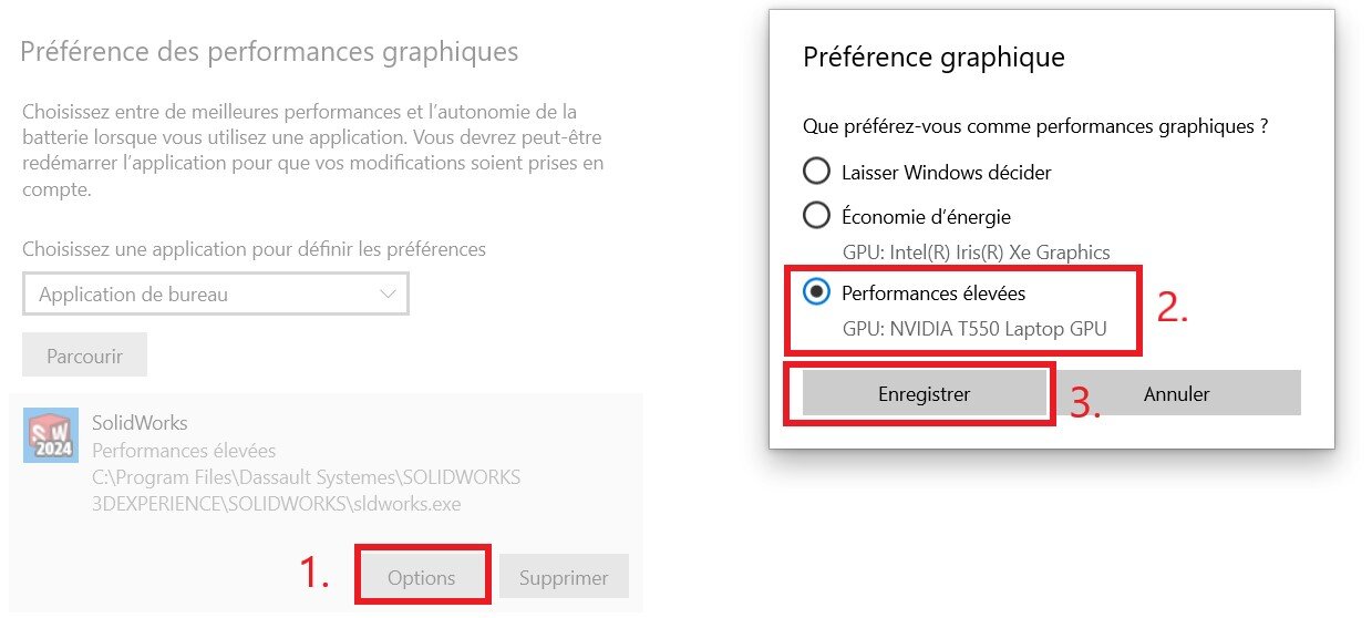 Managing your graphics card for SOLIDWORKS